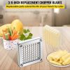 VEVOR Replacement Chopper Blade, 3/8 inch, 3 PCS French Fry Blade Assembly with 6 Extra Knives