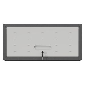 Metal Garage Lockers (Option: Black Gray)