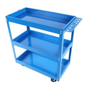 Metal Machine Tool Cart (Color: Blue)