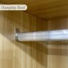 Doors Bedroom Armoire Wardrobe Closet Cabinet, Wardrobe Closet with Hanging Rod, Wood Closet Wardrobe for Large Storage