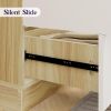 Doors Bedroom Armoire Wardrobe Closet Cabinet, Wardrobe Closet with Hanging Rod, Wood Closet Wardrobe for Large Storage