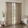 Solid Crushed Curtain Panel Pair(2 Pcs Window Panels)
