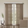Solid Crushed Curtain Panel Pair(2 Pcs Window Panels)