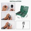 121pcs 1/2" 1/4" 3/8" Socket and Drive Tool Set Mechanics Tools Kit Ratchet Wrench Sockets Set Metric Drive Socket Set