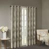 Ogee Knitted Jacquard Total Blackout Curtain Panel(Only 1 Pc Panel)