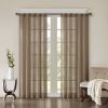 Solid Crushed Curtain Panel Pair(2 Pcs Window Panels)