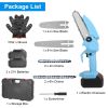 Electric Mini Chainsaw Portable Handheld Cordless Small Chain Saw Battery Powered