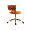 COOLMORE Home Office Desk Chair, Vanity Chair, Modern Adjustable Home Computer Executive Chair Swivel Task Chair for Small Space, Living Room, Make-up
