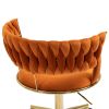COOLMORE Home Office Desk Chair, Vanity Chair, Modern Adjustable Home Computer Executive Chair Swivel Task Chair for Small Space, Living Room, Make-up