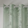 Palm Leaf Burnout Window Sheer