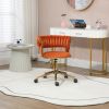 COOLMORE Home Office Desk Chair, Vanity Chair, Modern Adjustable Home Computer Executive Chair Swivel Task Chair for Small Space, Living Room, Make-up