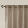 Solid Crushed Curtain Panel Pair(2 Pcs Window Panels)