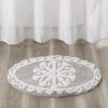 Medallion Cotton Tufted Bath Rug