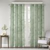 Palm Leaf Burnout Window Sheer