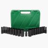 121pcs 1/2" 1/4" 3/8" Socket and Drive Tool Set Mechanics Tools Kit Ratchet Wrench Sockets Set Metric Drive Socket Set
