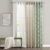 Palm Leaf Burnout Window Sheer