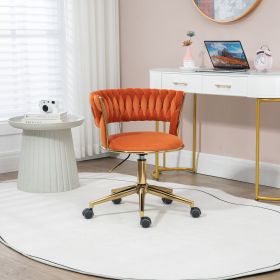 COOLMORE Home Office Desk Chair, Vanity Chair, Modern Adjustable Home Computer Executive Chair Swivel Task Chair for Small Space, Living Room, Make-up (Color: as Pic)