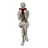 Scandinavian Modern Style; Resin Statue Of Woman Reading; Thinker; Abstract Tabletop Sculpture; Home Decoration For Bedroom