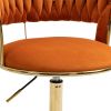 COOLMORE Home Office Desk Chair, Vanity Chair, Modern Adjustable Home Computer Executive Chair Swivel Task Chair for Small Space, Living Room, Make-up
